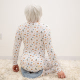 Nursery- Adult Bamboo Terry Footed Pajamas