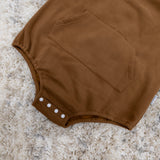 Brown- Adult Fleece Hoodie Onesie