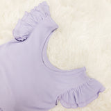 Periwinkle Dress- Adult Waffle Bamboo Onesie