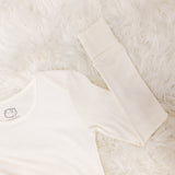 Snow- Adult Waffle Bamboo Onesie
