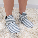 Grey Stripe- Adult Booties
