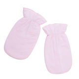 Baby Pink- Adult Bamboo Padded Mittens