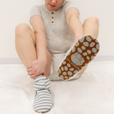 Grey Stripe- Adult Booties