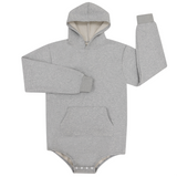 Grey- Adult Fleece Hoodie Onesie
