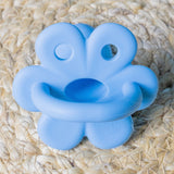 Blue- Adult Silicone Flower Pacifier