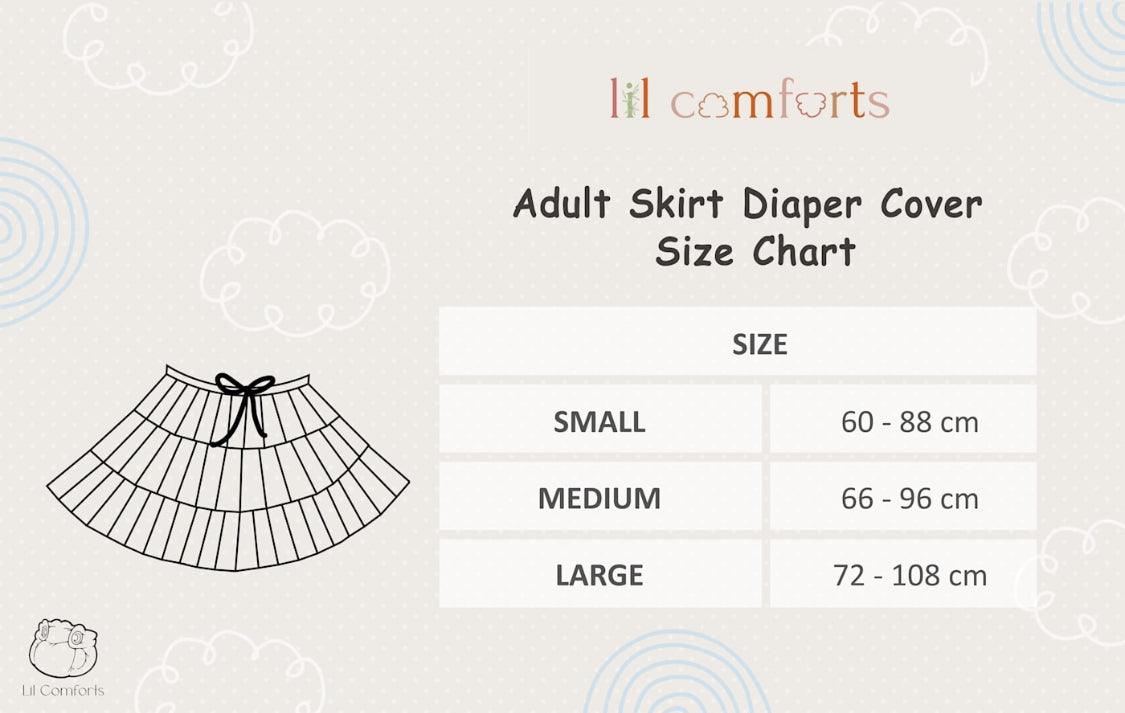 Butterly- Adult Skirt Diaper Cover - Lil Comforts