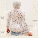 Nursery- Adult Bamboo Terry Footed Pajamas