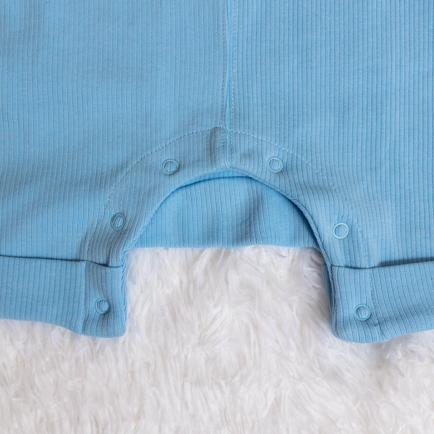 Blue Bear- Adult Ribbed Overalls - Lil Comforts