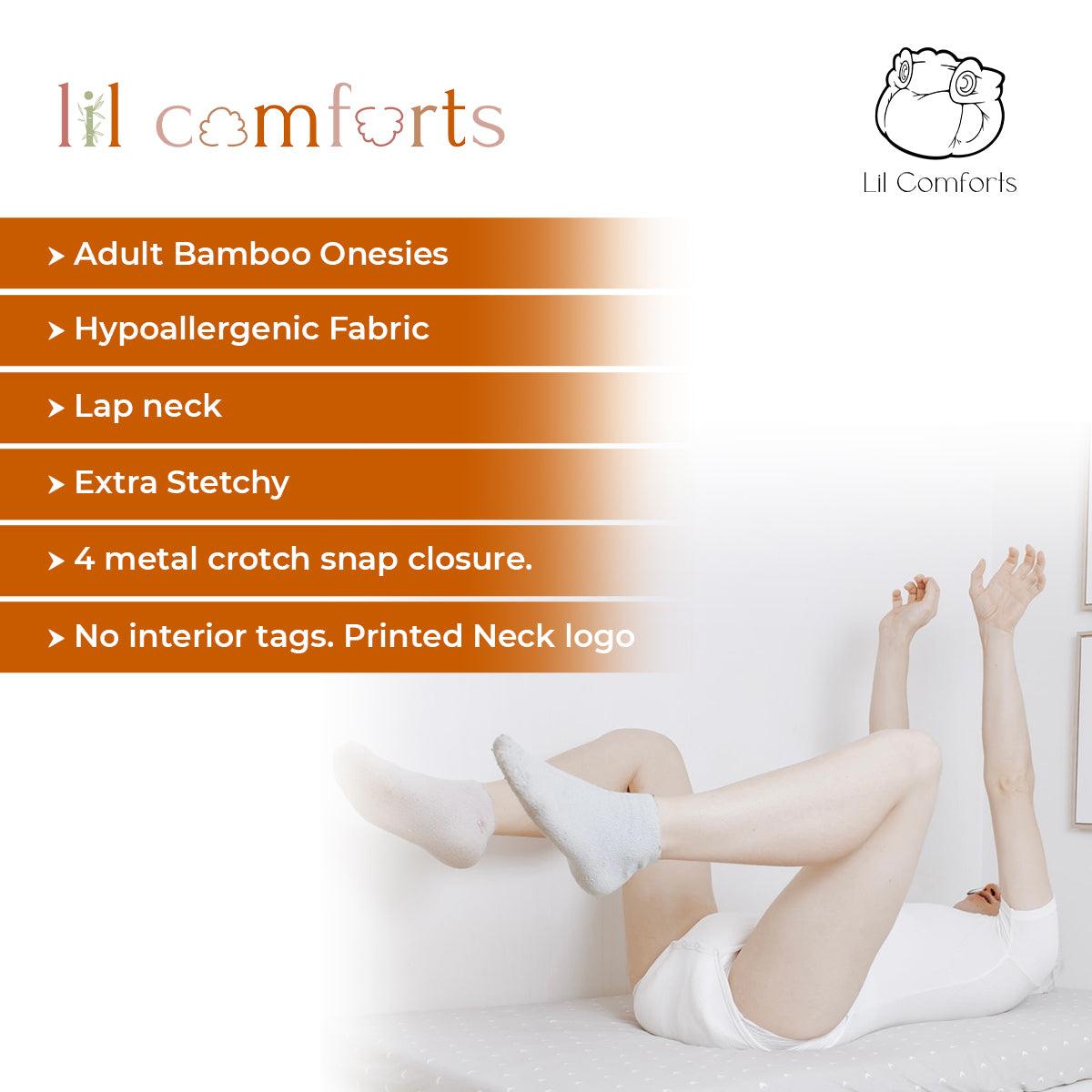 Daisy- Adult Ribbed Onesie