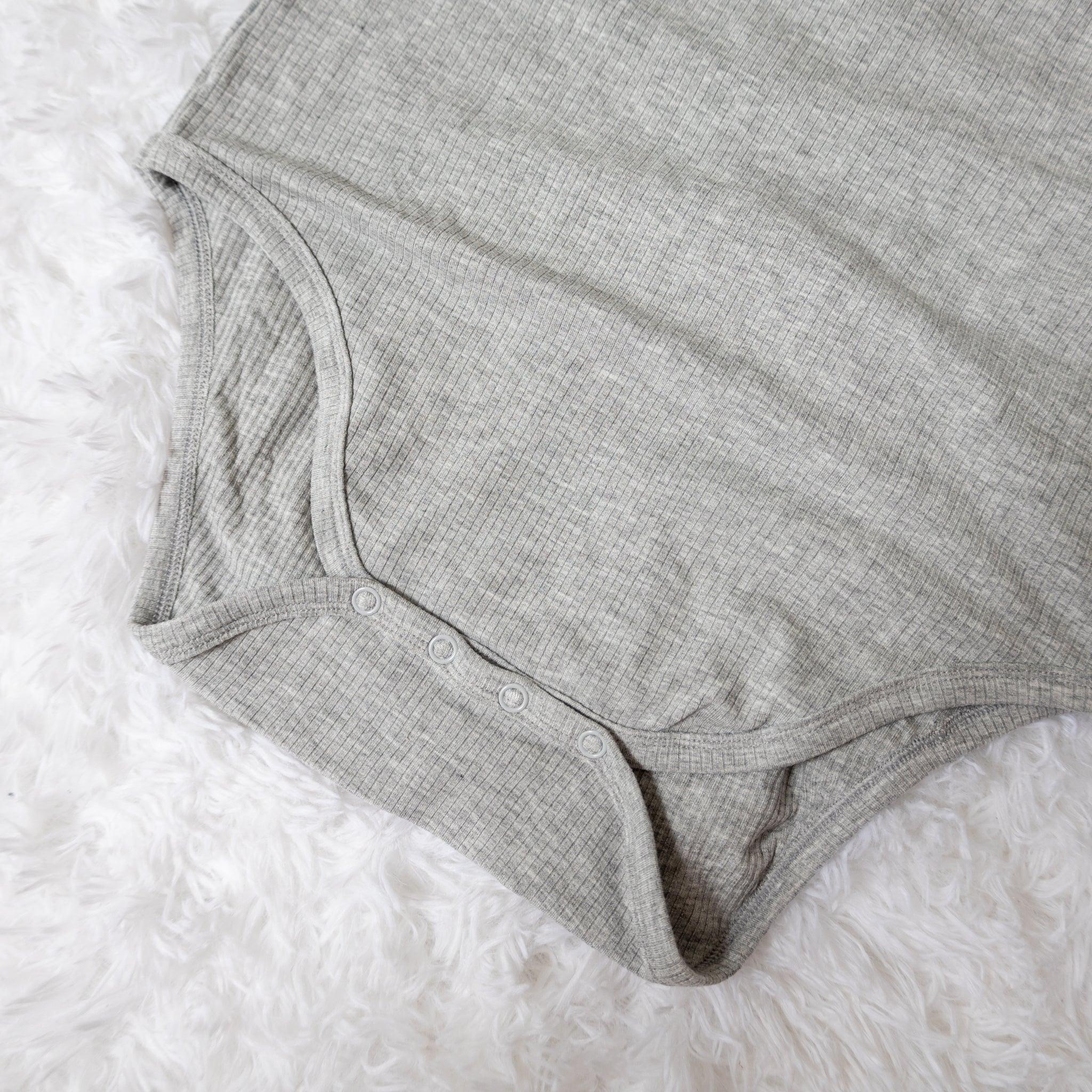 Pebble- Adult Ribbed Onesie - Lil Comforts