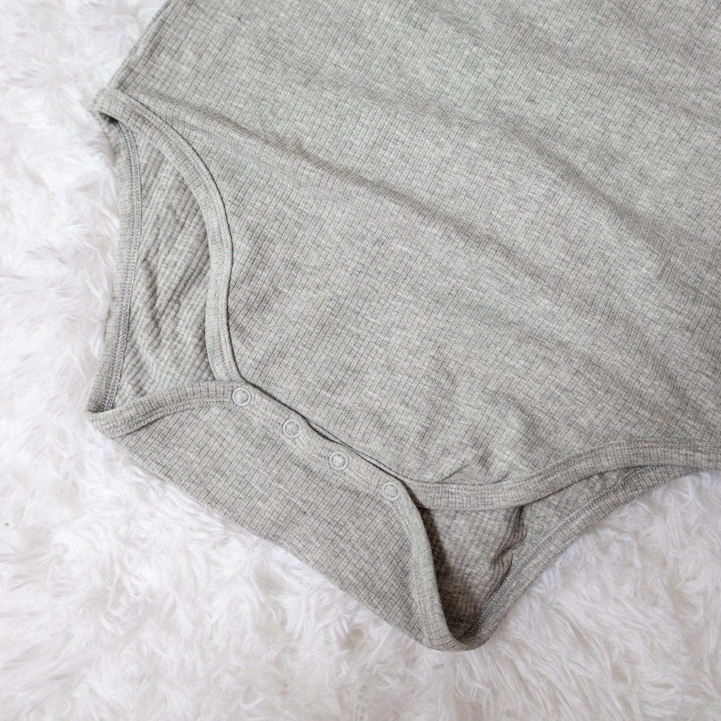 Pebble- Adult Ribbed Onesie