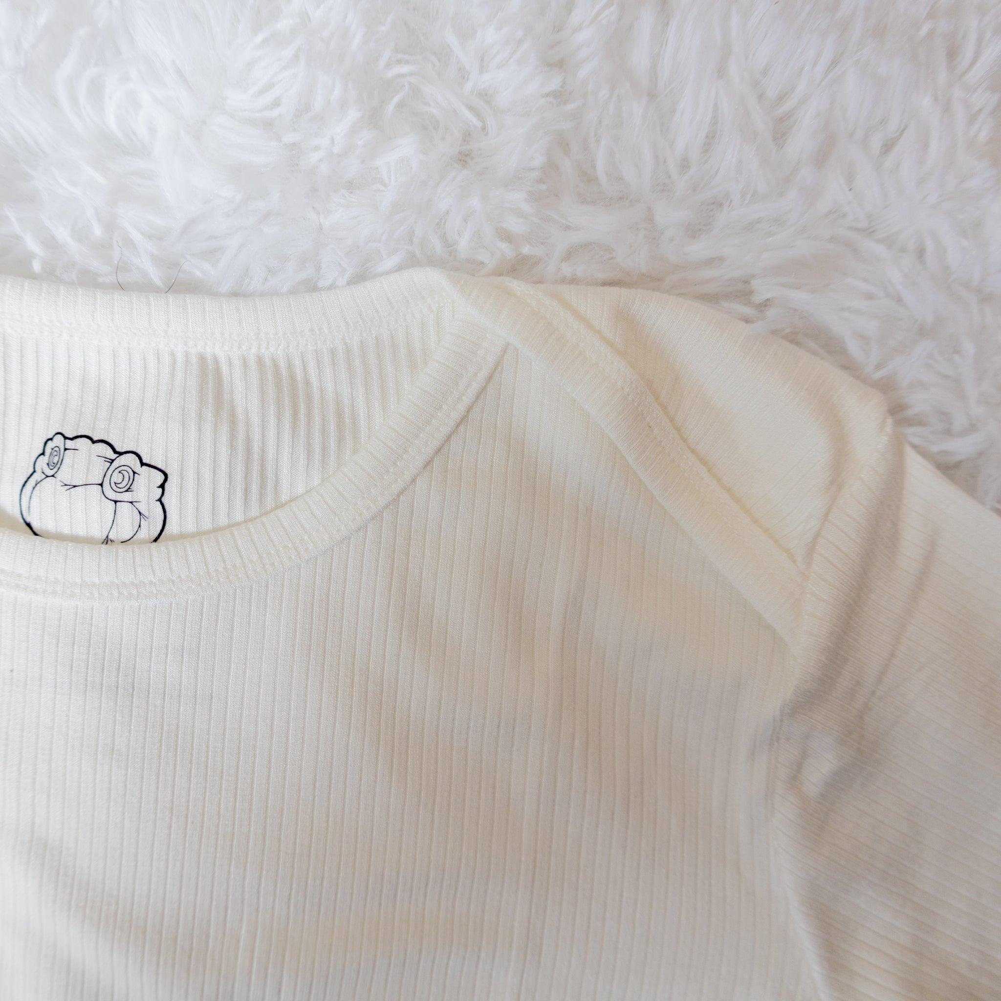 Bone- Adult Ribbed Onesie - Lil Comforts