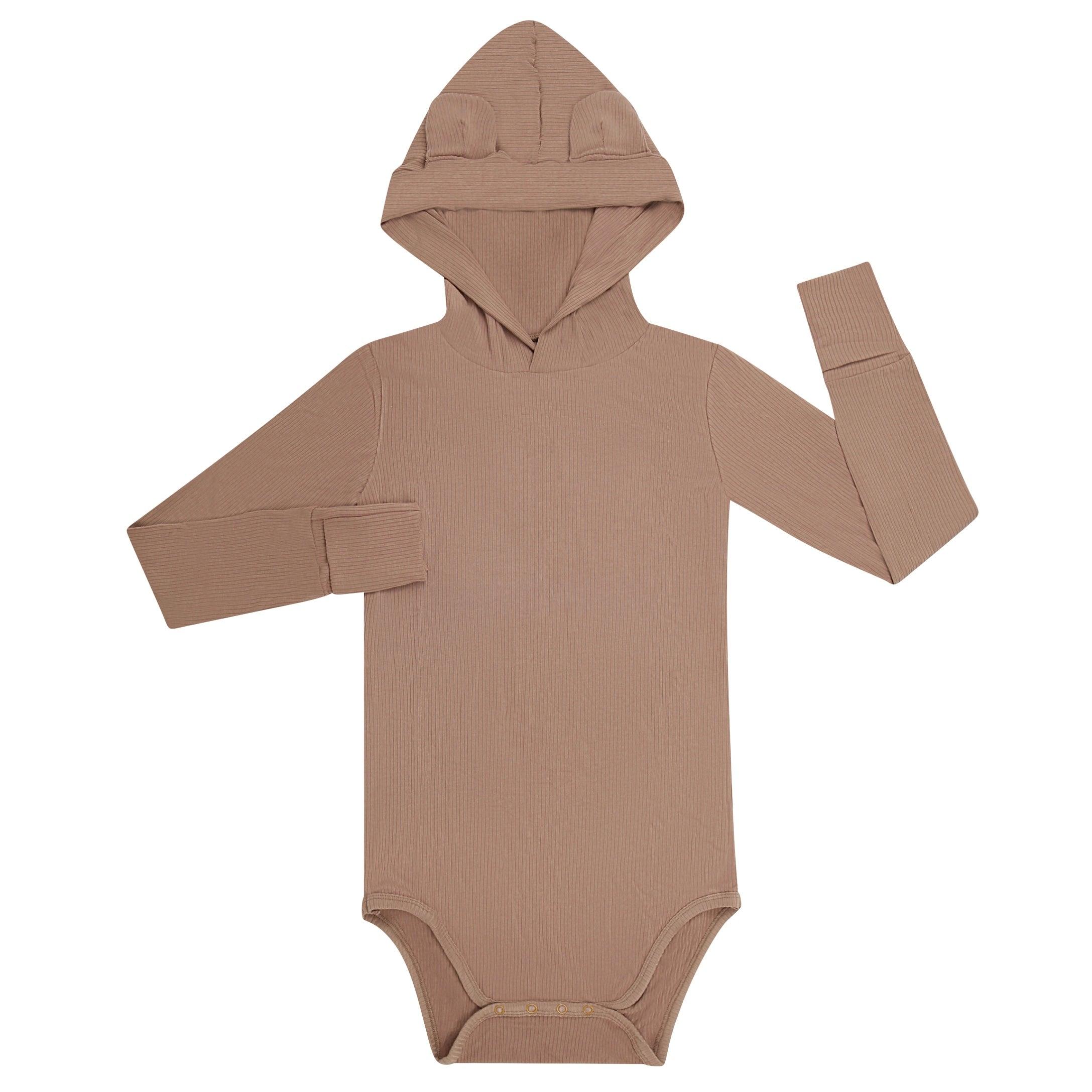 Bear Hood- Adult Ribbed Onesie - Lil Comforts