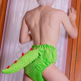 Dinosaur Tail- Adult Cloth Diaper - Lil Comforts