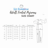 Nursery- Adult Bamboo Terry Footed Pajamas