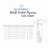 Nursery- Adult Bamboo Terry Footed Pajamas