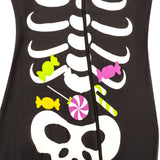 Skeleton- Adult Bamboo Terry Footed Pajamas