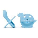 Blue- Adult Silicone Dinosaur Pacifier