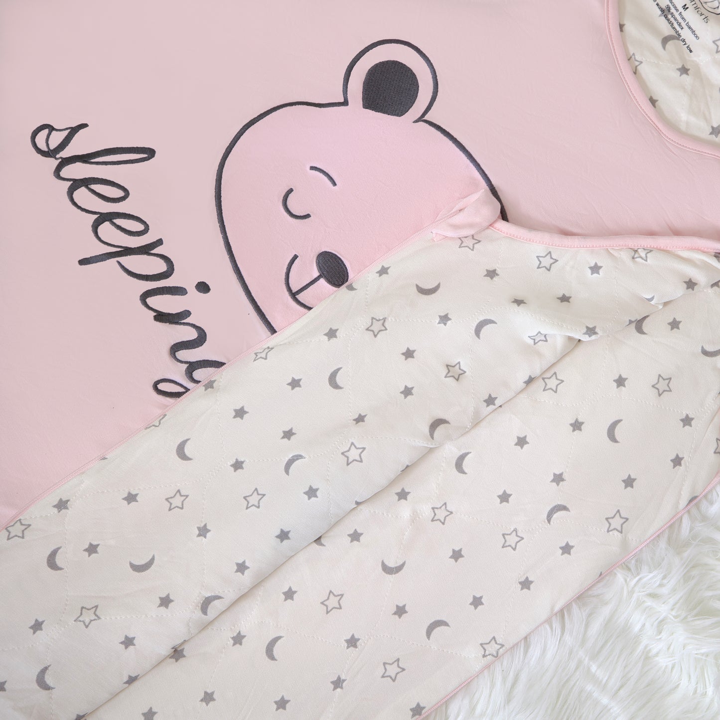 Pink Bear- Adult Sleep Sack