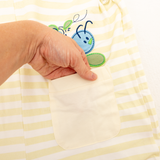 Busy Bee- Adult French Terry Cotton Overalls Romper