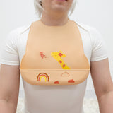 Giraffe- Adult Silicone Bib