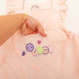 Caterpillar Cutie- Adult French Terry Cotton Overalls Romper