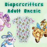 Diapercritters- Adult Bamboo Onesie