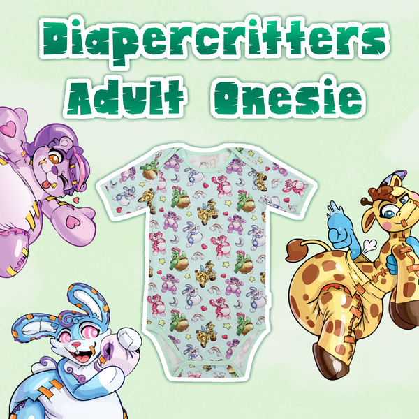 Diapercritters- Adult Bamboo Onesie