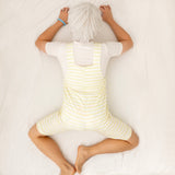 Busy Bee- Adult French Terry Cotton Overalls Romper