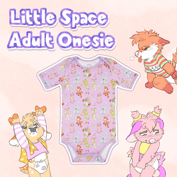 Little Space- Adult Bamboo Onesie