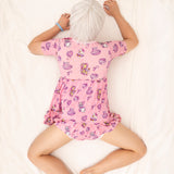 Padded Frills- Adult Bamboo Onesie Dress