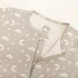 Sleepy Moons- Adult Bamboo Terry Footed Pajamas