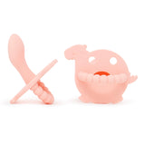 Pink- Adult Silicone Dinosaur Pacifier