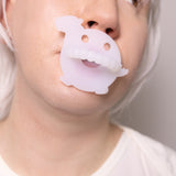 Translucent- Adult Silicone Dinosaur Pacifier