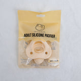 Oat Milk- Adult Orthodontic Silicone Pacifier