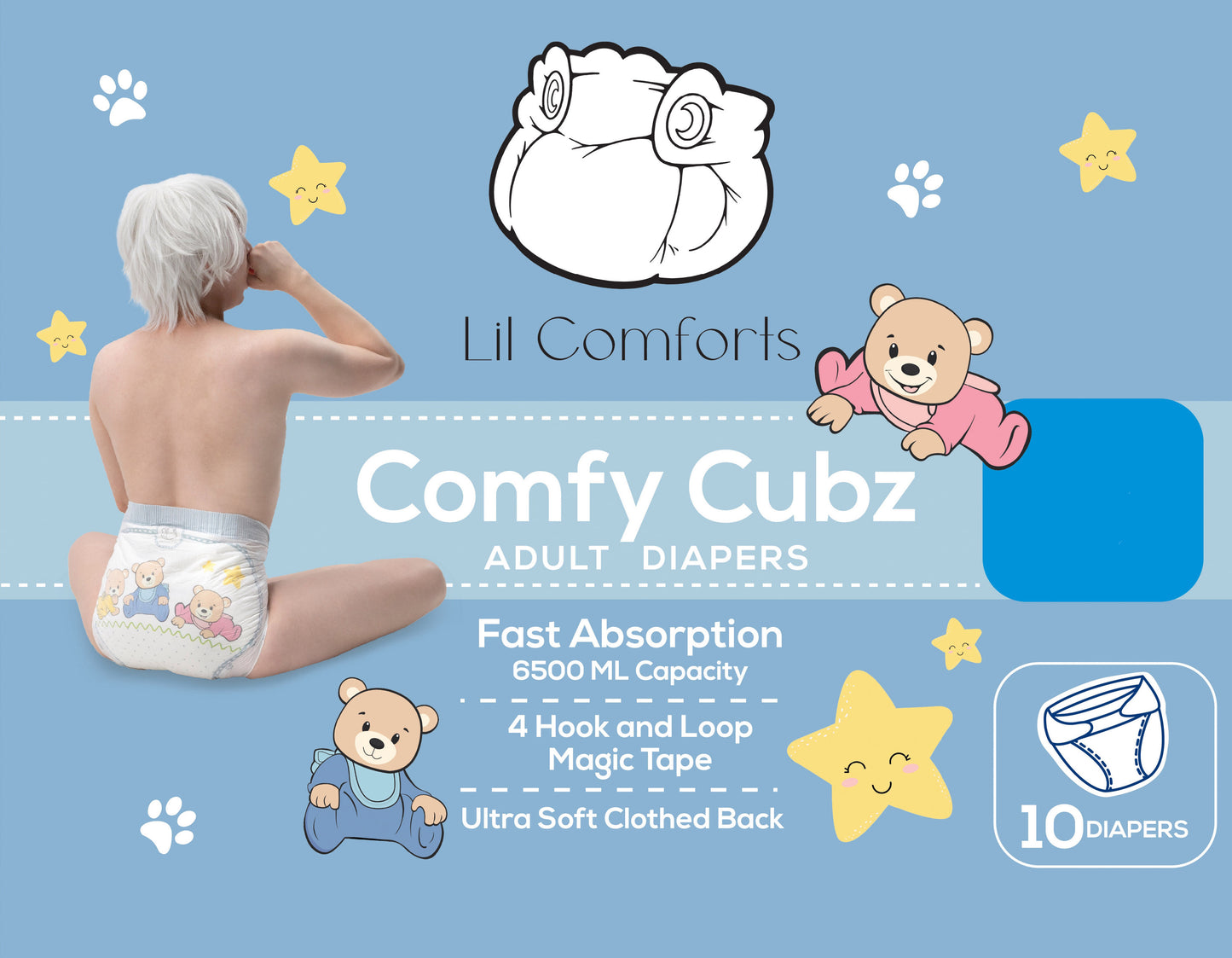 Comfy Cubz- Adult Diapers