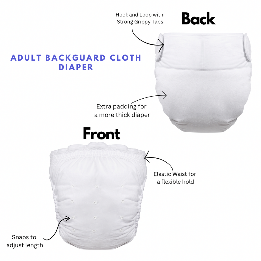 BackGuard Adult Cloth Diaper – Lil Comforts