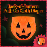 Jack-o'-lantern- Adult Pull-On Cloth Diaper