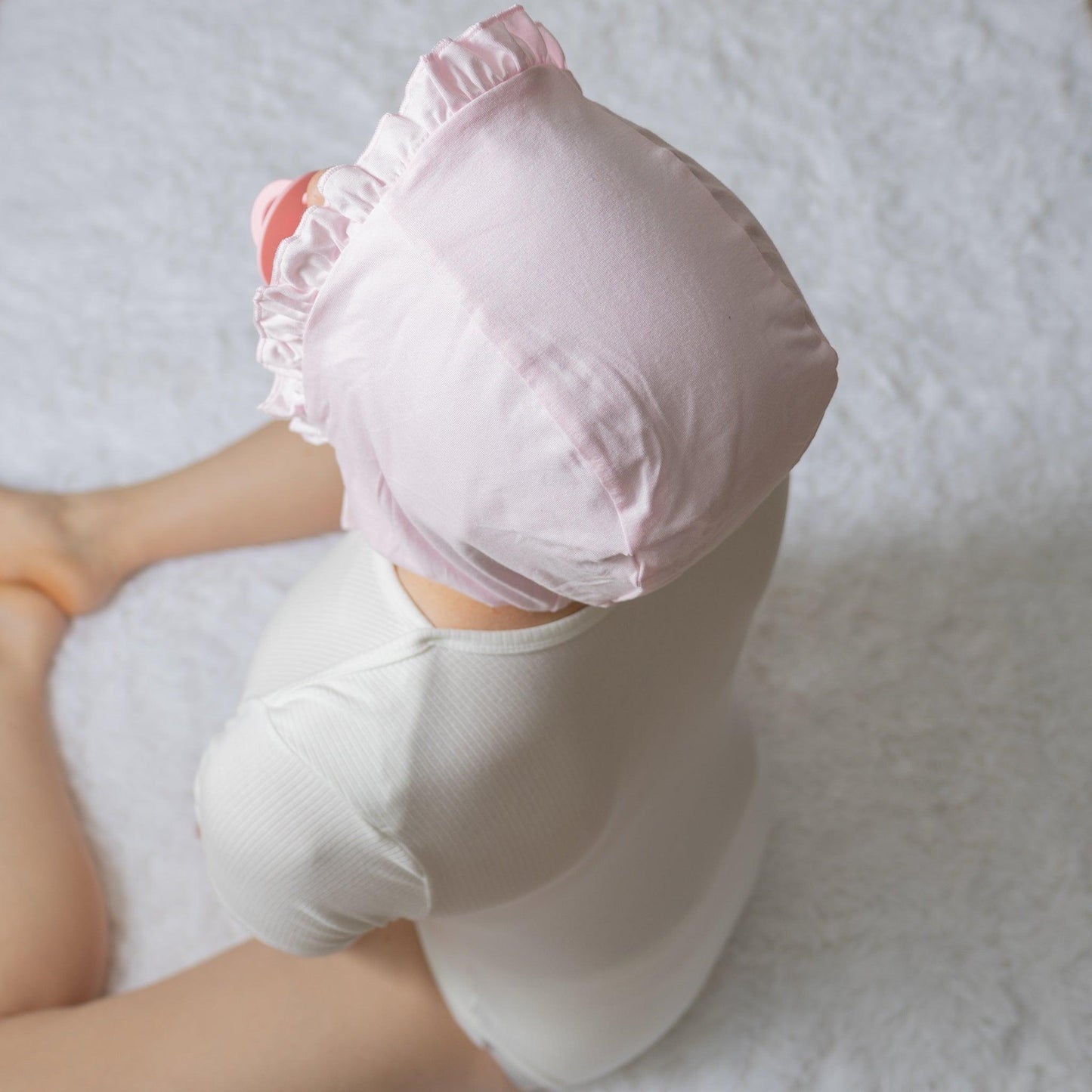 Baby Pink- Adult Bonnet - Lil Comforts