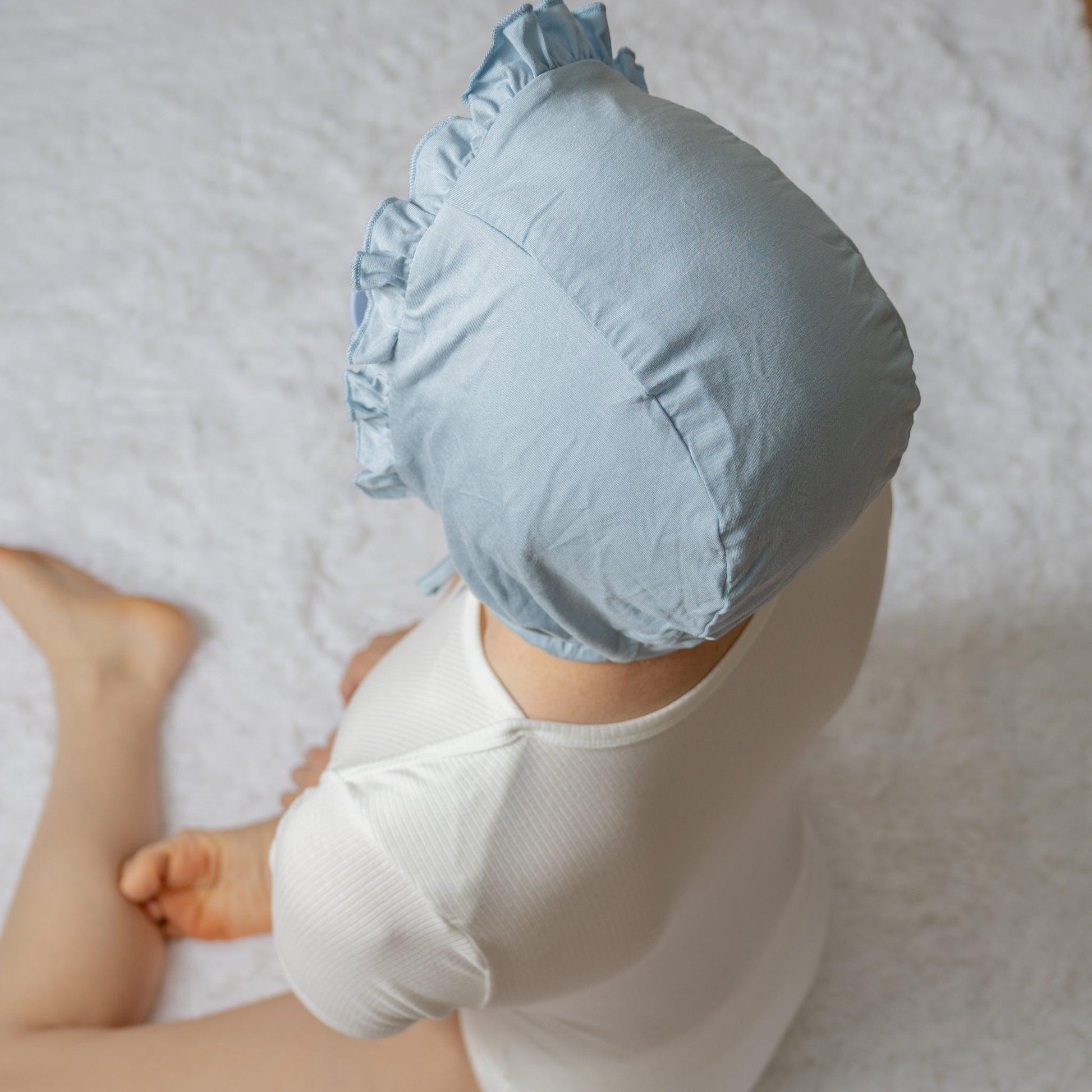 Baby Blue- Adult Bonnet - Lil Comforts