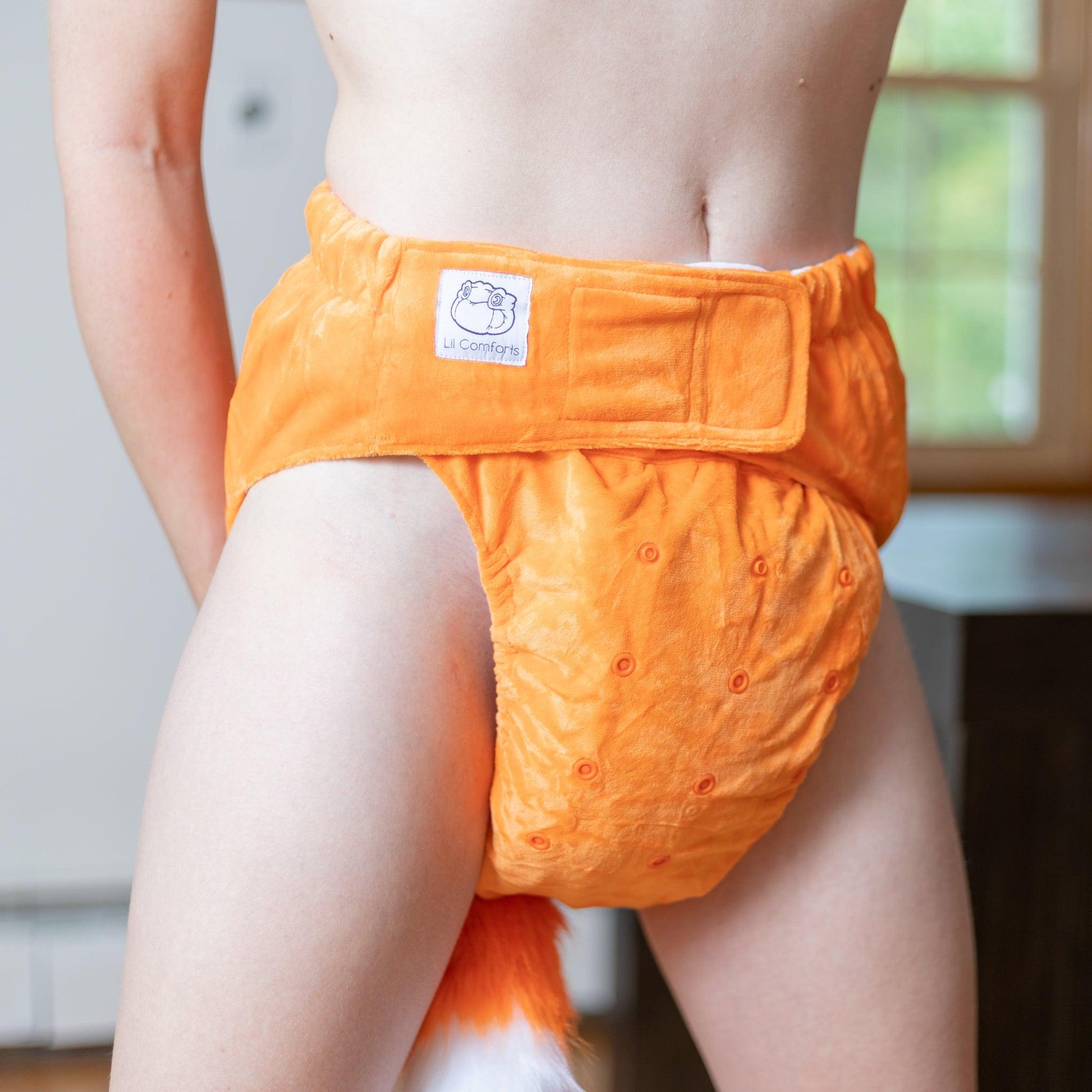Fox Tail- Adult Cloth Diaper - Lil Comforts
