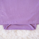 Lavender Dress- Adult Ribbed Onesie - Lil Comforts