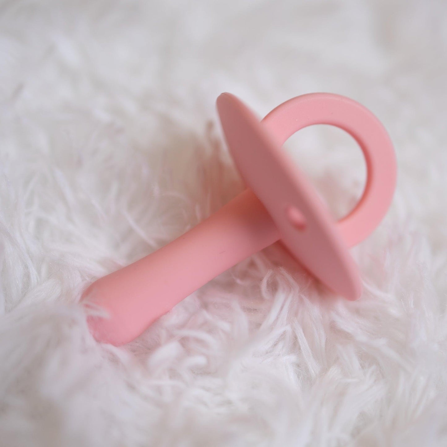 Candy Pink- Adult Silicone Pacifier - Lil Comforts