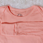 Carnation- Adult Ribbed Onesie - Lil Comforts