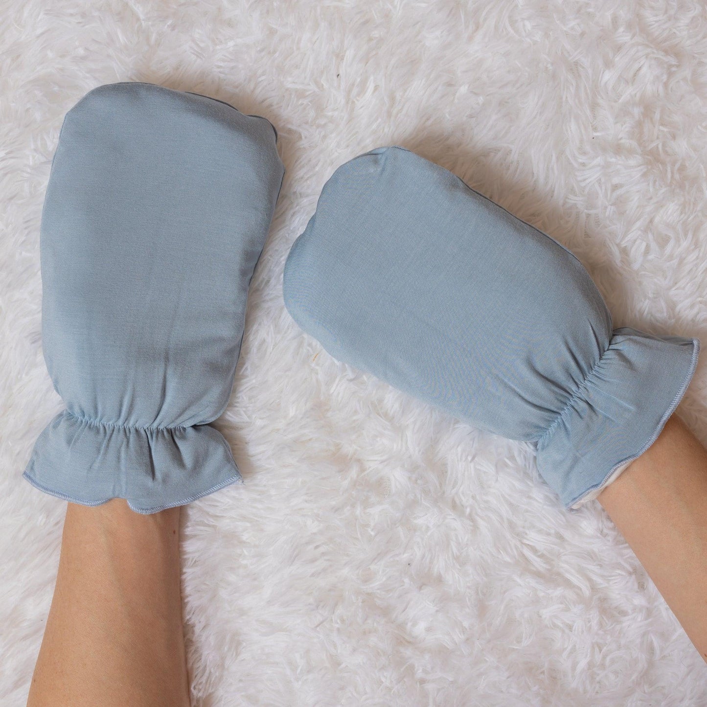Baby Blue- Adult Mittens - Lil Comforts