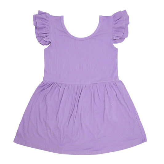 Lavender Dress- Adult Ribbed Onesie